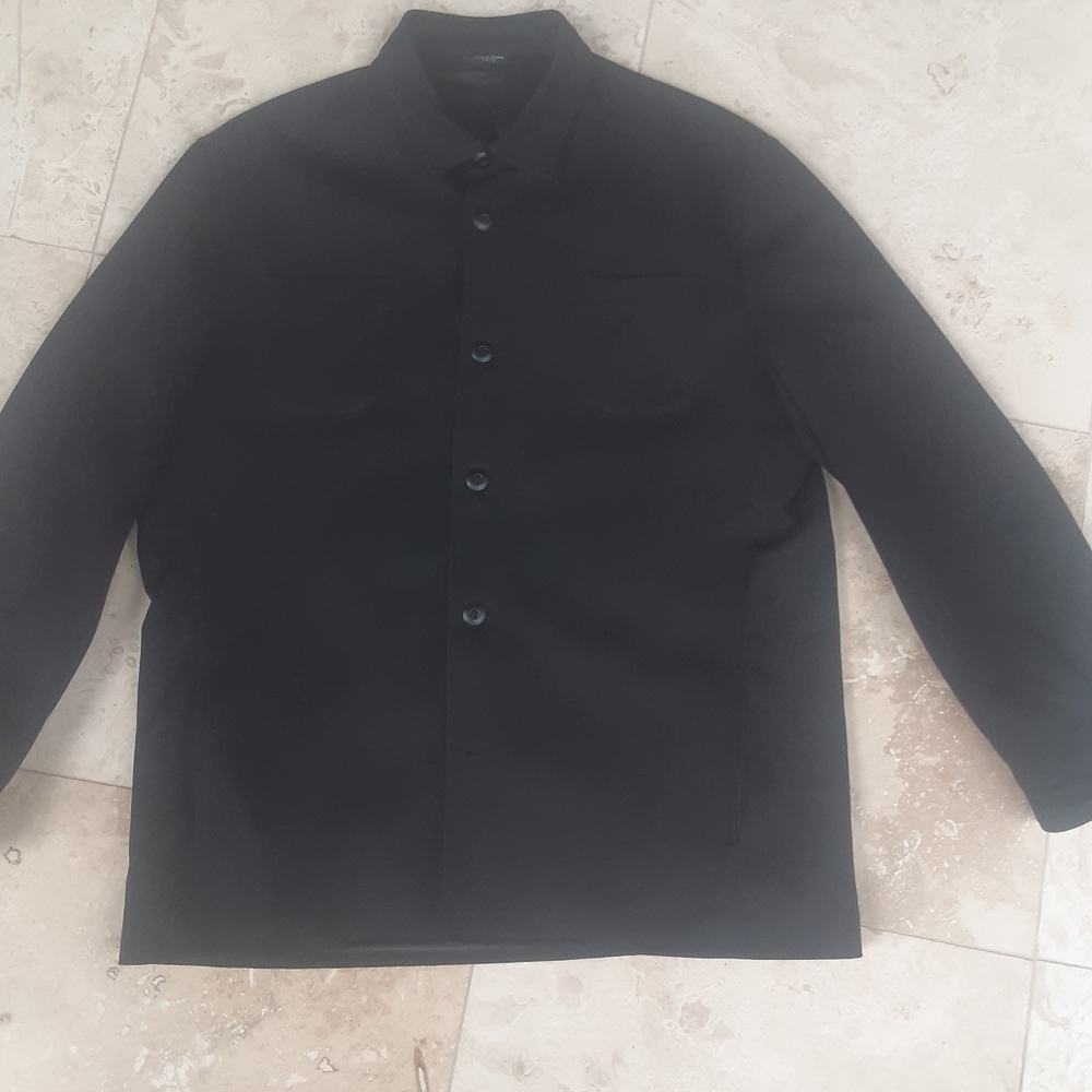 Vintage Y2K Soft Canvas Shirt Collar Sport Jacket By Bachrach, SIX Pockets, EUC
